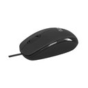 Ver imagem 2 de Mouse Com Fio MF400 Conexão USB 1200dpi Cabo de 180cm 3 Botões Clique Silencioso Preto Multilaser - 