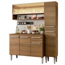 Ver imagem 3 de Armário de Cozinha Compacta 137cm Rustic Emilly Art Madesa 04