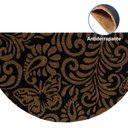 Ver imagem 2 de Capacho Meia Lua Fibra de Coco 60x33cm - Komeco Arabesco