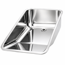 Ver imagem 1 de Cuba Banheira Embutir Inox para Berçário de 70x40x20cm - Construinox