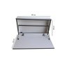 Escrivaninha Mesa Suspensa Dobrável 68cm - Branco/Preto - 4