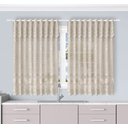 Ver imagem 2 de Cortina Cozinha Renda Toscana Bando 2,00x1,30 Alt:champagne