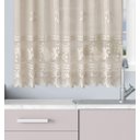 Ver imagem 4 de Cortina Cozinha Renda Toscana Bando 2,00x1,30 Alt:champagne
