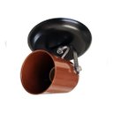 Ver imagem 1 de Spot Para 01 Lâmpada Preto com Cobre - Gira 360 Graus Ideal para Corredor, lavabo, quintal, banheiro