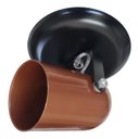 Ver imagem 2 de Spot Para 01 Lâmpada Preto com Cobre - Gira 360 Graus Ideal para Corredor, lavabo, quintal, banheiro