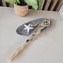 Ver imagem 7 de Kit Decorativo Bandeja Folha Cinza + Colar de Mesa Estilo Praia