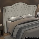 Ver imagem 2 de Cabeceira Cama Box Casal Queen 160cm Antibes P02 Boucle Cru - Mpozenato