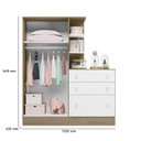 Ver imagem 3 de Guarda-roupa com Cômoda Doce Sonho