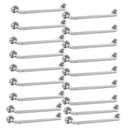 Ver imagem 1 de Barra Alça Apoio 50cm Kit 18 Uni Inox Idoso Pcd Cadeirante Banheiro Box Acessibilidade Segurança Sup