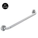 Ver imagem 5 de Barra Alça Apoio 50cm Kit 18 Uni Inox Idoso Pcd Cadeirante Banheiro Box Acessibilidade Segurança Sup