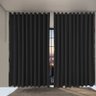 cortina para apartamento janela 2,80 x 1,60 Paris preto - 1