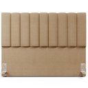Ver imagem 2 de Kit Cabeceira Cama Box Casal King 195cm com Calçadeira Baú Dália W01 Linho Bege Escuro - Lyam Lyam D