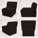 Ver imagem 6 de Kit 2 Poltronas Decorativas Zoe Orgânicas Modernas Minimalistas Sala Recepção Luxo Suede