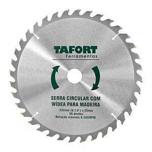 Serra Circular Widea 9.1/4'' 235X25 36D - TAFORT