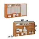 Ver imagem 4 de Cozinha Compacta 5 Peças 9 Portas 2 Gavetas com Tampo Napoles Itatiaia