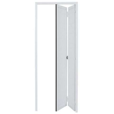 Porta Lambril Camarão Alumínio Branco 2.10 x 0.80 Linha 25: Esquerda
