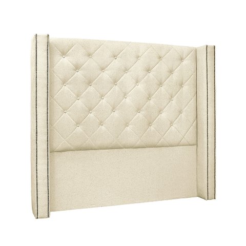 Cabeceira Cama Box Casal 140 Cm Vicenza Linho Pérola S04 - D'Rossi