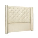 Ver imagem 1 de Cabeceira Cama Box Casal 140 Cm Vicenza Linho Pérola S04 - D'Rossi