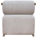 Ver imagem 3 de Poltrona Decorativa para Sala Moderna Chloe Bouclê Persa Premium Cores