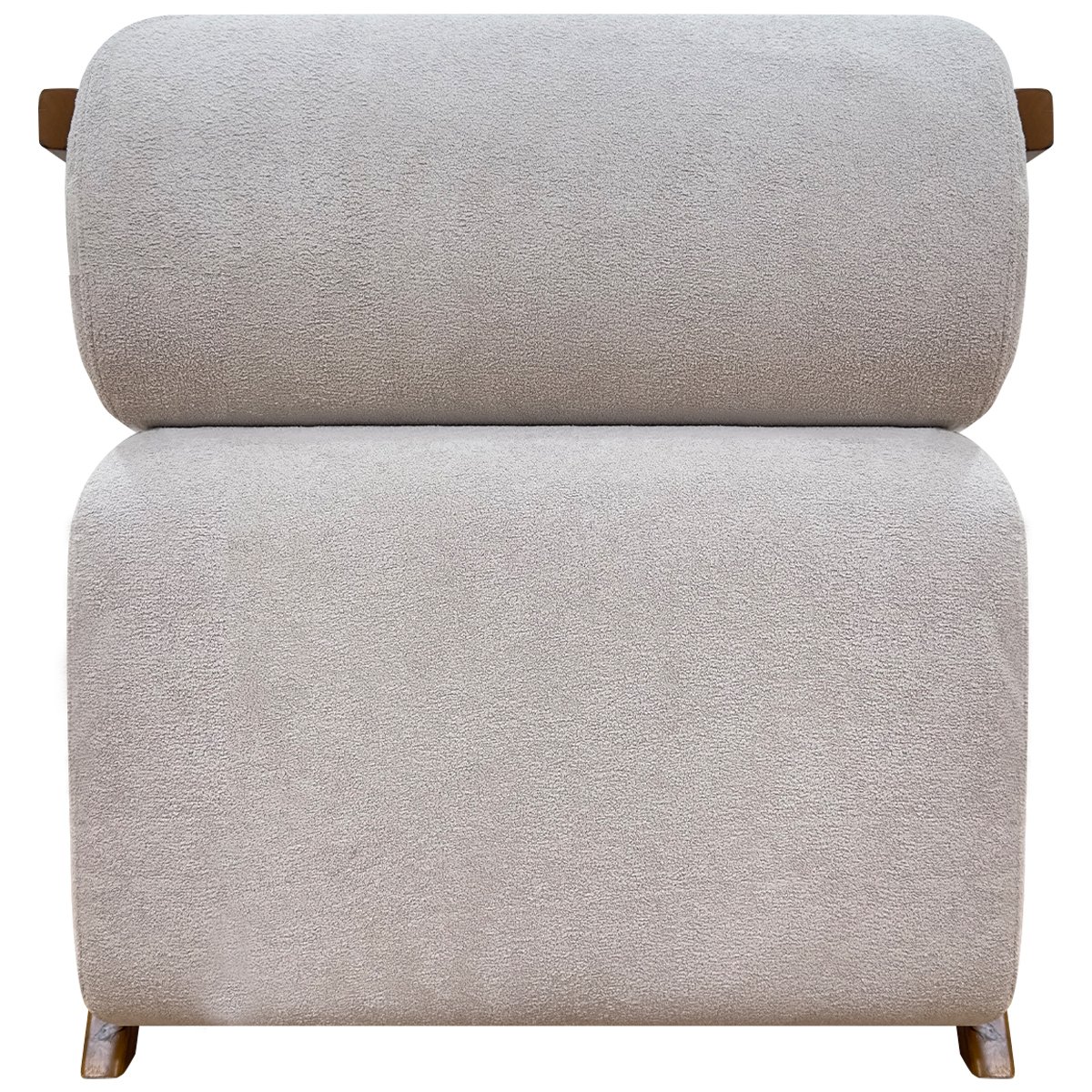 Poltrona Decorativa para Sala Moderna Chloe Bouclê Persa Premium Cores - 6