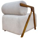 Ver imagem 2 de Poltrona Decorativa para Sala Moderna Chloe Bouclê Persa Premium Cores