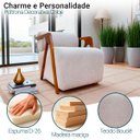 Ver imagem 6 de Poltrona Decorativa para Sala Moderna Chloe Bouclê Persa Premium Cores