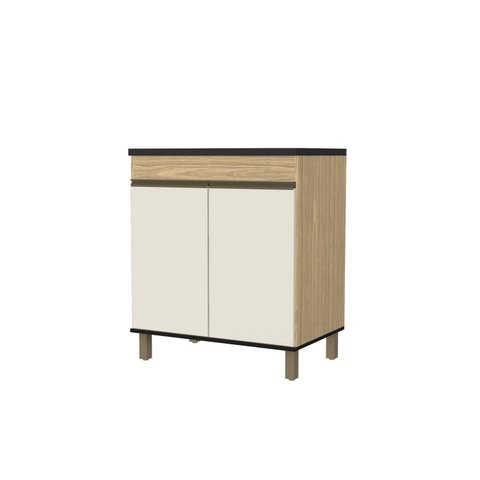 Balcão Modulado 80cm com Espaço para Cooktop Confort 100%MDF