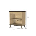 Ver imagem 3 de Balcão Modulado 80cm com Espaço para Cooktop Confort 100%MDF