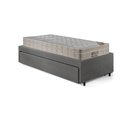 Ver imagem 7 de Base Box Cama Solteirão Sapateira Courino Linho Cinza e Colchão Airtech Ortobom 96x203