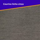 Ver imagem 4 de Base Box Cama Solteirão Sapateira Courino Linho Cinza e Colchão Airtech Ortobom 96x203