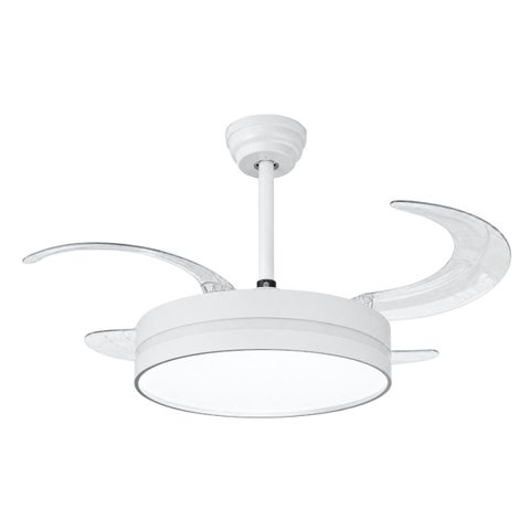 Ventilador de Teto c/ Luminária LED 32W 50cm 3 Cores de Luz + Controle Branco DCF08014 ST3329