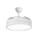 Ver imagem 5 de Ventilador de Teto c/ Luminária LED 32W 50cm 3 Cores de Luz + Controle Branco DCF08014 ST3329