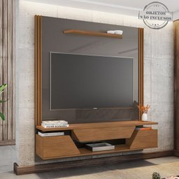 Painel Bancada Suspenso TV 60 Polegadas 088165 Cinza Perola Cedro DCASA - 7