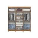 Ver imagem 4 de Guarda Roupa 6 Portas 2 Gavs Dominic Henn Cinamomo/Off