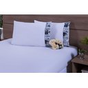 Ver imagem 1 de Jogo de Lençol Solteiro King 2 Peças 40cm Altura 200 Fios