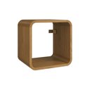 Ver imagem 2 de Prateleira Suspensa Nicho Simples Linha Curve 30cm Carvalho Xingu - Completa Móveis