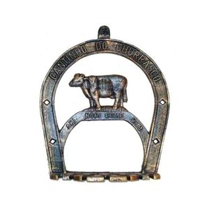 Porta Espeto Cantinho do Churrasco Modelo Vaquinha