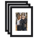 Ver imagem 1 de Kit 3 Porta Retrato 21x15 Quadro com Paspatur Fotos 15x10