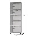 Ver imagem 5 de Sapateira Multiuso Space com Roda - Branco