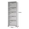 Sapateira Multiuso Space com Roda - Branco - 5