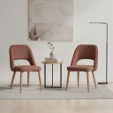 Ver imagem 1 de Conjunto 2 Cadeiras Estofadas Modernas Lisboa Fratini