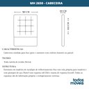 Ver imagem 5 de Cabeceira MH-2650 Herval Estofada Solteiro 90 cm Veludo Bege B