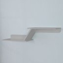 Ver imagem 1 de Prateleira Niho Duplo Zig Zag Mdf Cinza