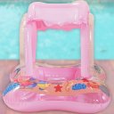 Ver imagem 2 de Boia Infantil com Protetor Solar para Criança 65x65cm Rosa