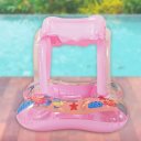 Ver imagem 3 de Boia Infantil com Protetor Solar para Criança 65x65cm Rosa