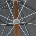 Ver imagem 4 de Guarda Sol 2,20 Metros em Bagum Guararapi Preto com Cabo de Madeira Bel