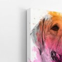 Ver imagem 3 de Quadro Labrador Cachorro Tinta Aquarela Canvas 30x40cm