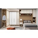 Ver imagem 3 de Guarda Roupa Modulo 2 Portas e 3 Gavetas 245cm Setiba Plus Carvalho/branco