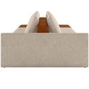 Ver imagem 6 de Sofá Ilha Modular para Sala 252cm com Puff Dublin K01 Linho Bege Sintético Caramelo - Lyam Decor