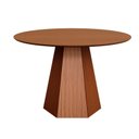 Ver imagem 1 de Mesa de Jantar 6 Lugares com Pé Hexagonal Pinhão - Dalla Costa